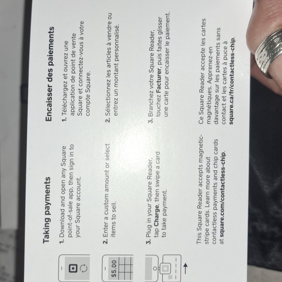 NWT square reader for magstripe. New, never used. - Picture 3 of 7